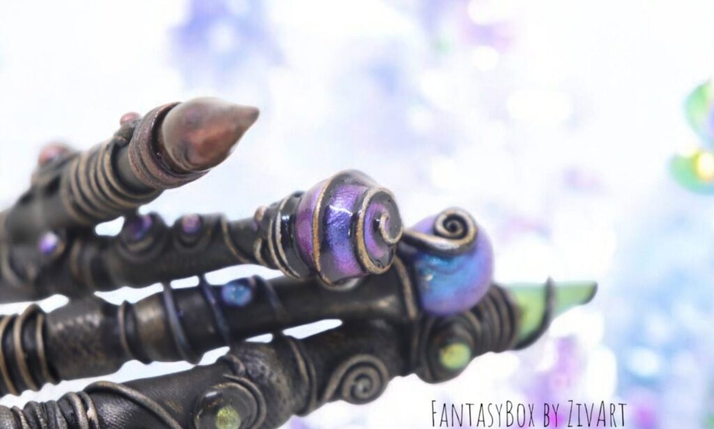 Egyedi kézműves fantasy ajándék - varázspálca