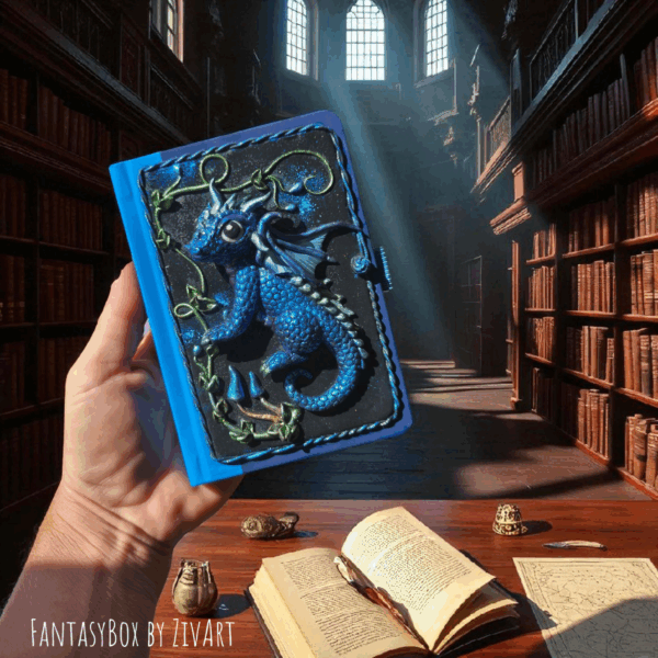 Fantasy stílusú sárkányos napló
