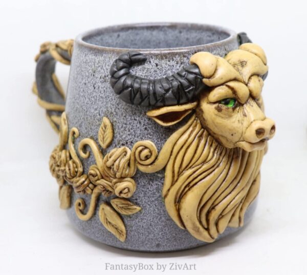 Horoszkópos fantasy bögre - bika