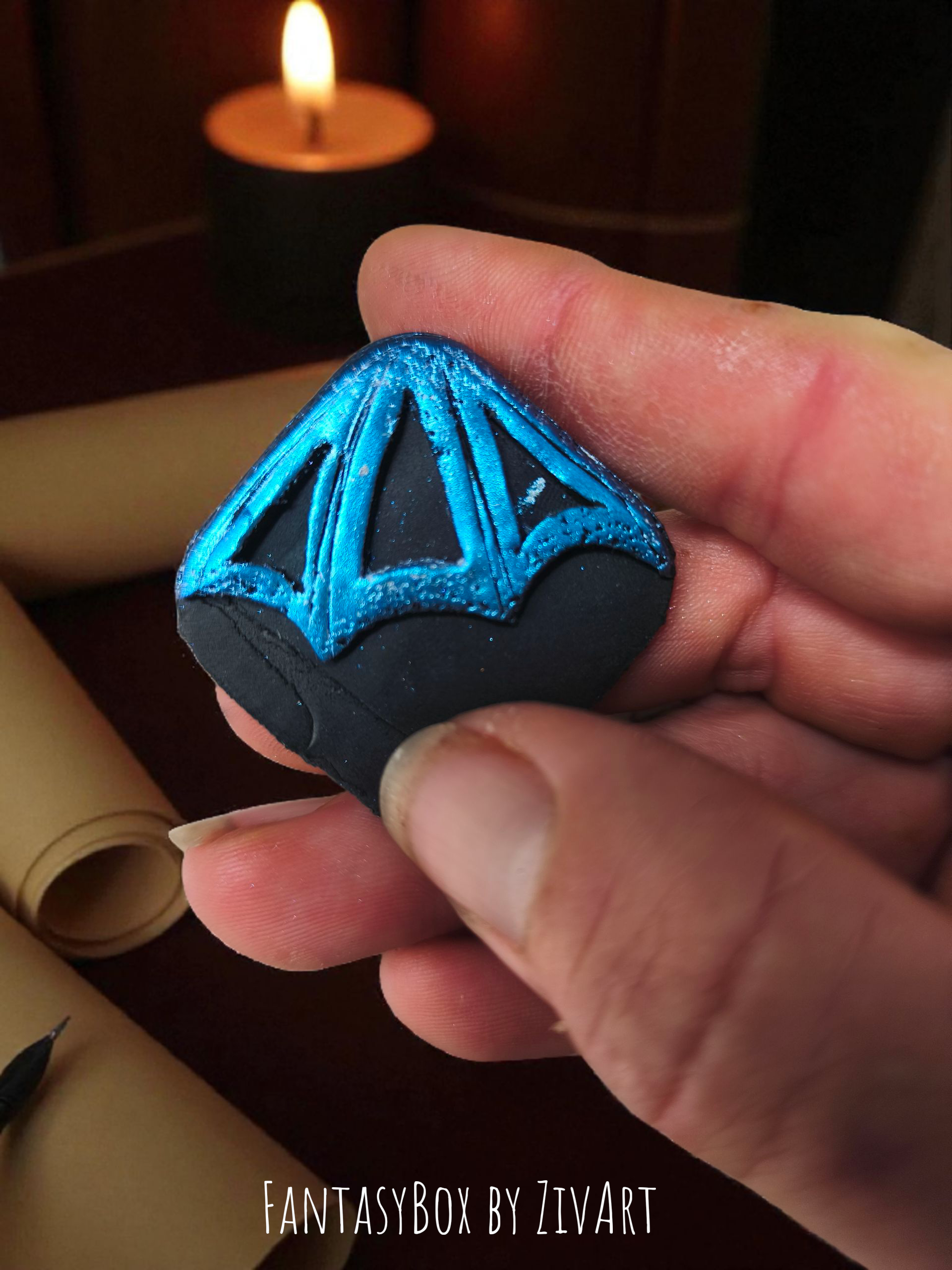 Sárkányszárny fantasy könyvjelző - egyedi kézműves fantasy ajándék