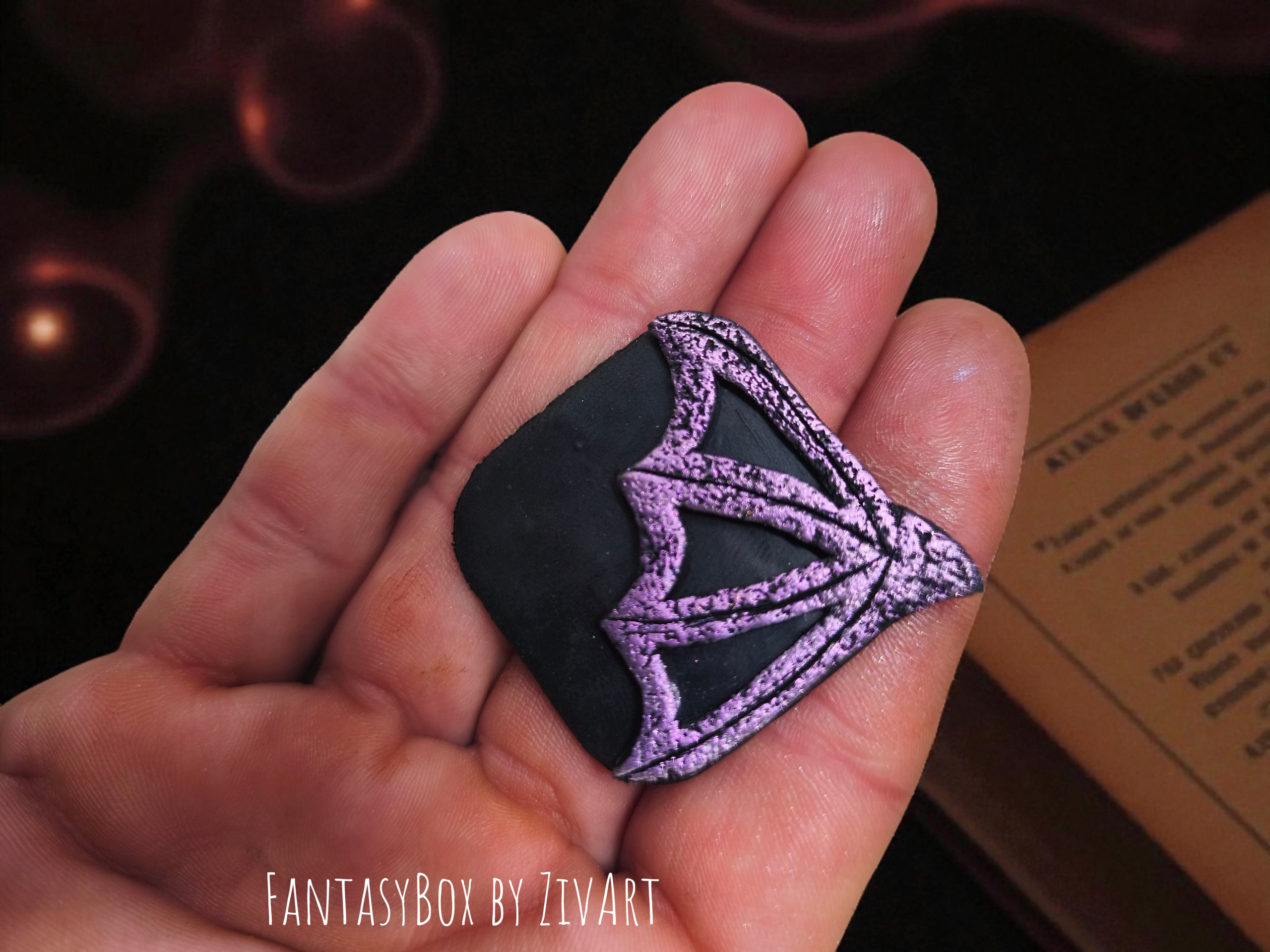 Sárkányszárny fantasy könyvjelző - egyedi kézműves fantasy ajándék