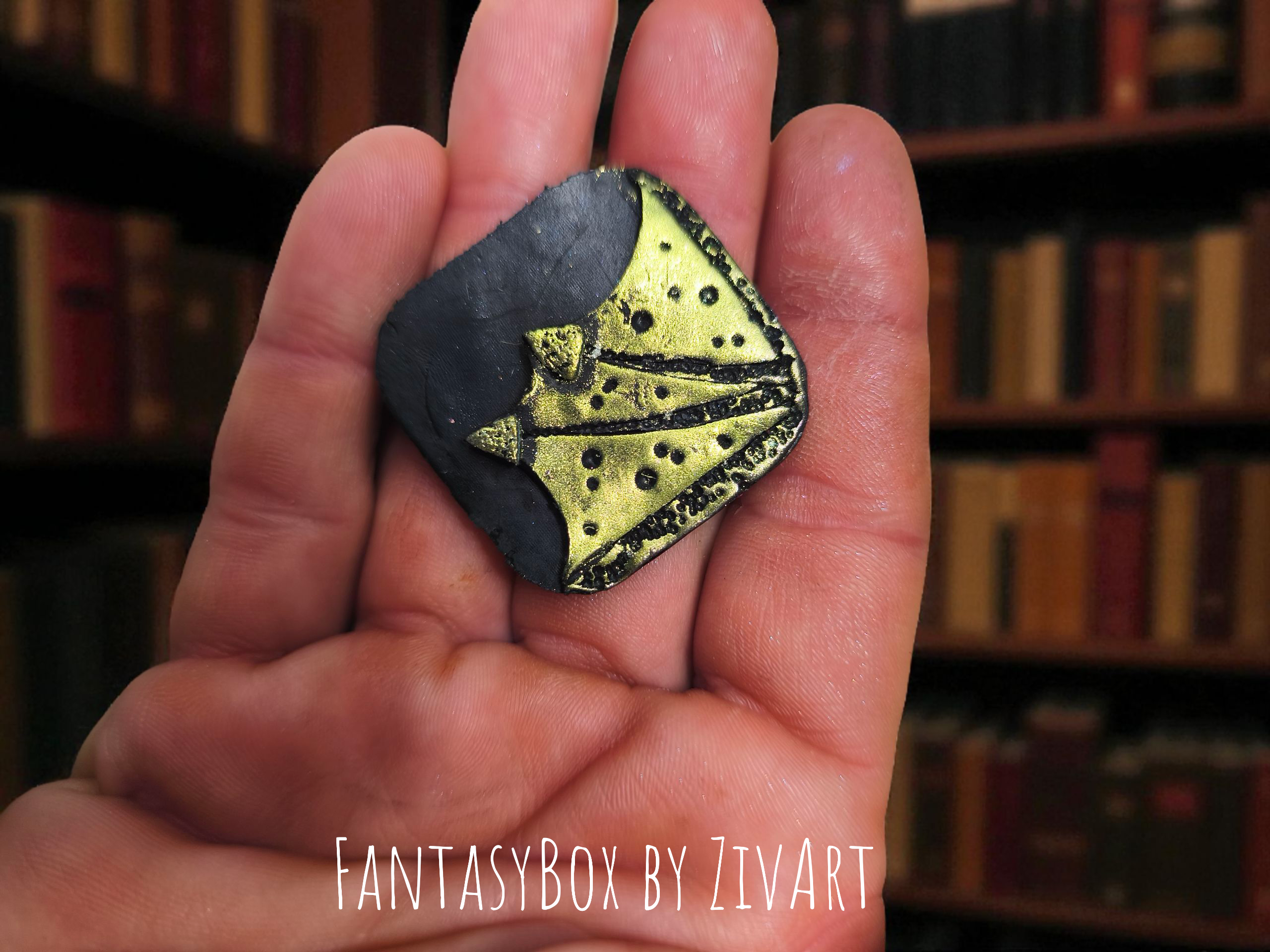 Sárkányszárny fantasy könyvjelző - egyedi kézműves fantasy ajándék