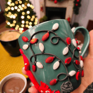 Karácsonyi Sárkányos Bögre