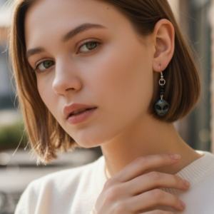 Alien fülbevaló – 1 kézzel készült, izgalmas és egyedi idegen ékszer